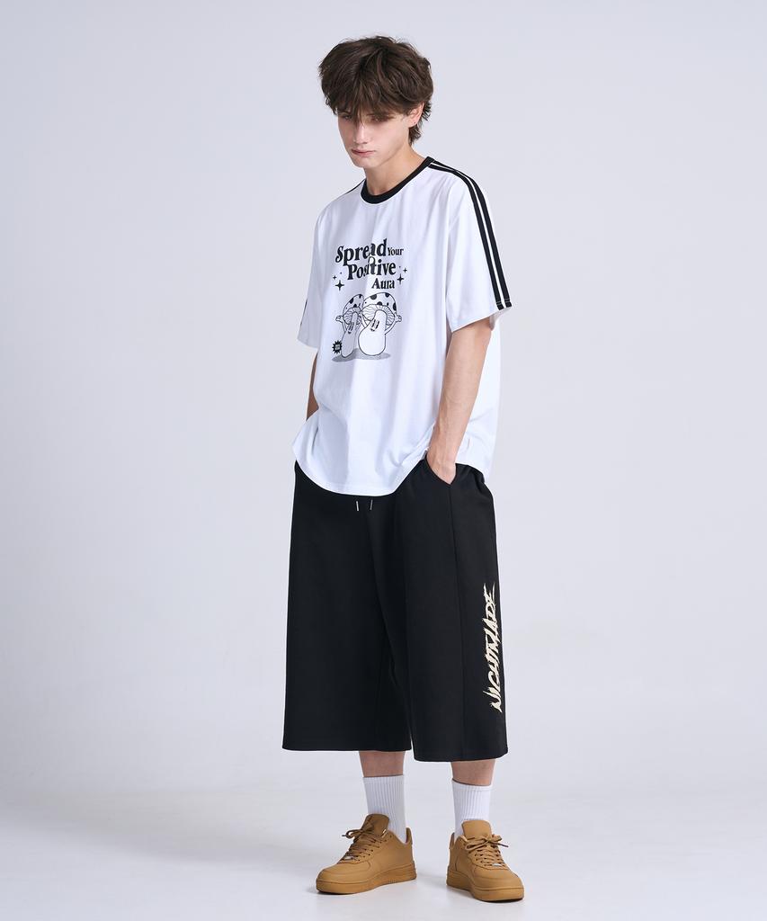 Osillos C89 Nightmare Double-Pleat Bermuda Shorts_Black