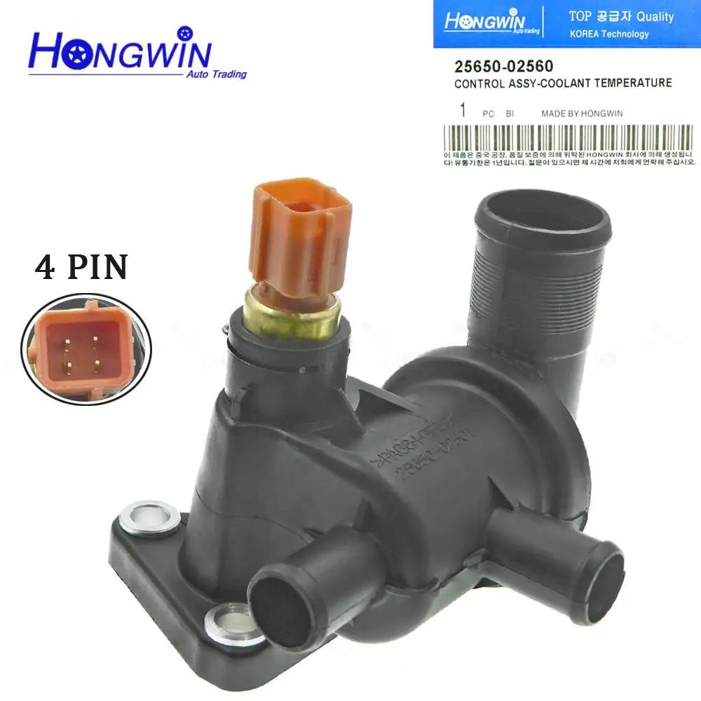 Coolant Thermostat Water Fits Hyundai Atos 2003 2004 2005 1.1L OEM#: 2562002511 25620-02511 25600-02566 2560002566 25650-02560 Thermostats 5