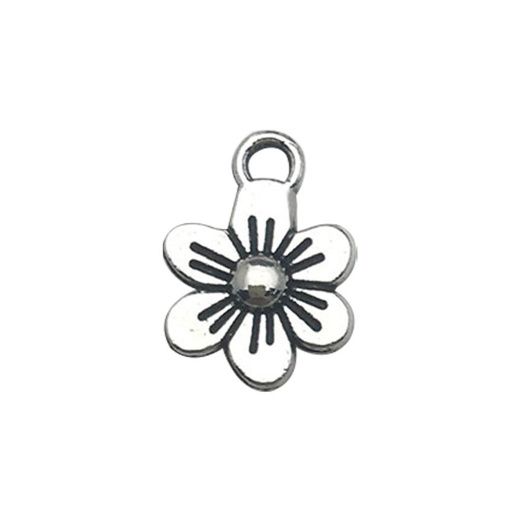Alloy Flower DIY Jewelry Accessories for Necklace, Bracelet, Key Pendant