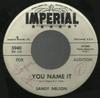 7inch Record SANDY NELSON - You Name It 5940PROMO Imperial Canada Rock Used