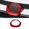 For Toyota Corolla 2020-2024 Glossy Red Front Logo Emblem Badge Frame Trim 1PCS