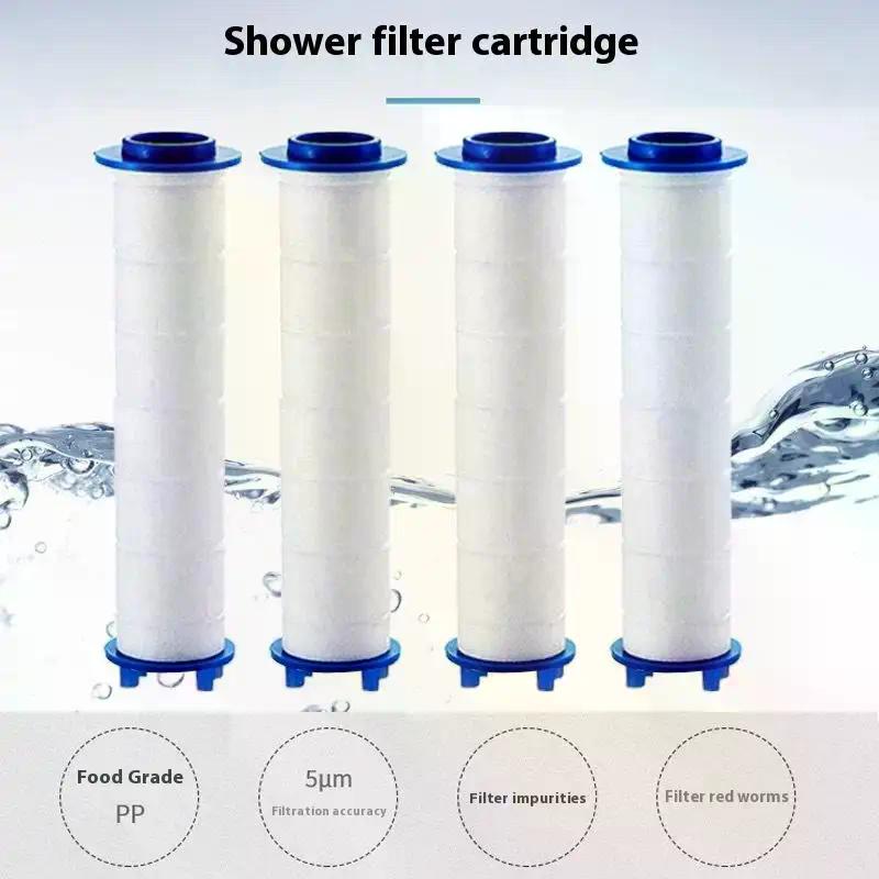 10Pcs/lot Shower Head Replacement PP Cotton Filter Water Purification Bathroom Accessories For Universal Shower Water Cleaning