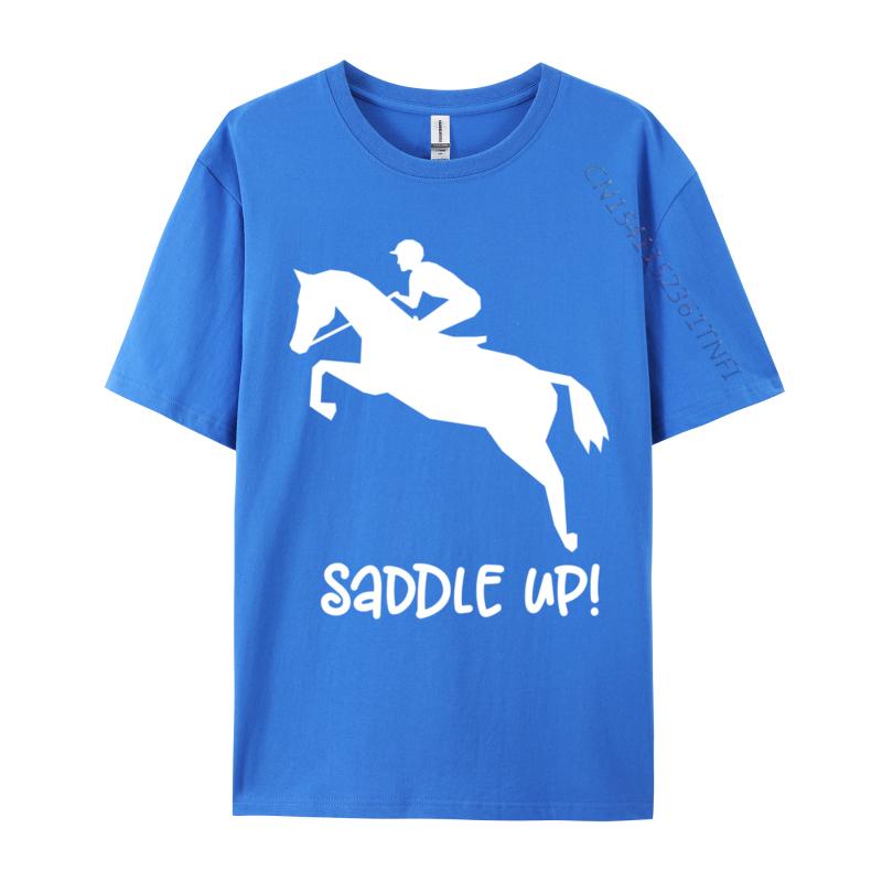 Equestrian Jumping Horse Design Music Education Coffee Music Teacher Plain Combed Cotton Tees Birthday Tee-Shirt Hot Sale