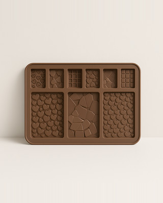 9 Dutinová silikonová forma Čokoládový talíř Nástroj pro domácí sušenky Forma na pečení vafle