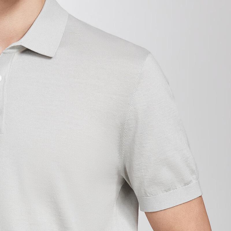 Men's Linen Blend Knitted Polo Shirt