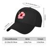 Hummingbird Hibiscus Flower Baseball Cap Adjustable Cotton Print Outdoor Casual Adjustable Hat