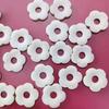 10 Pcs Wooden Flower-Shaped Spacer Beads Blanks Flower Earring Findings Charm for DIY Necklace Earrings Jewelry Making