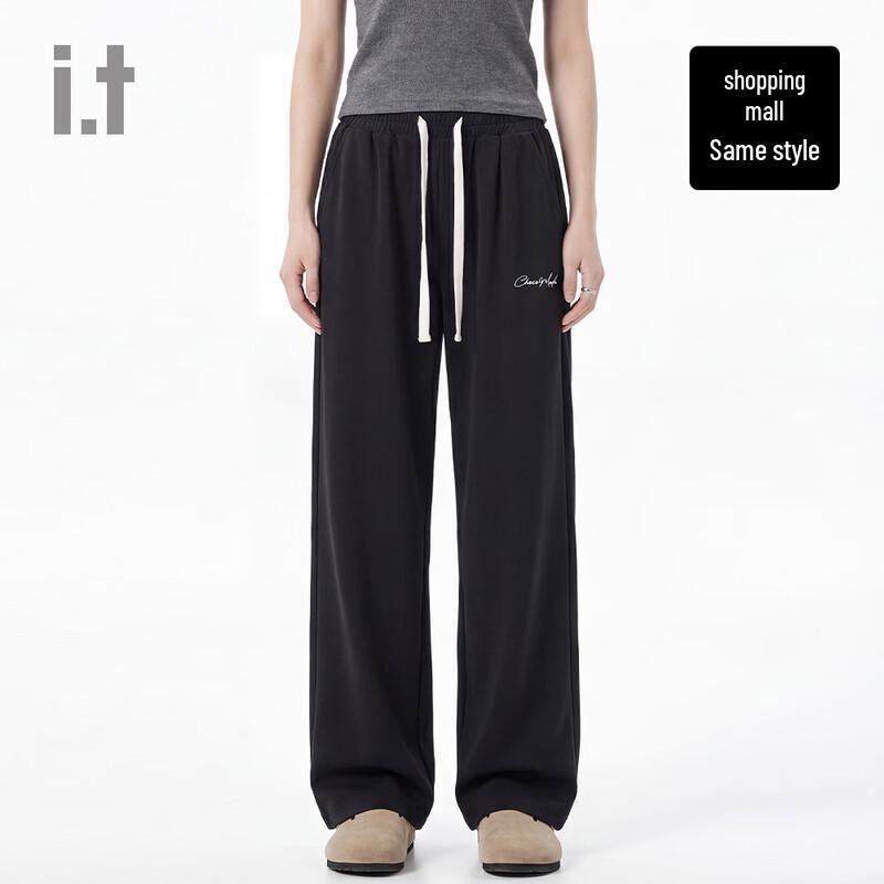 CHOCOOLATE Unisex American Retro Straight Knit Casual Pants L