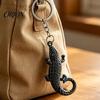 Metal Animal Key Rings Crocodile Keychain for Backpack, Simulated Car Men Ring, Decorative Pendant Backpacks and Handbags Shape Chain