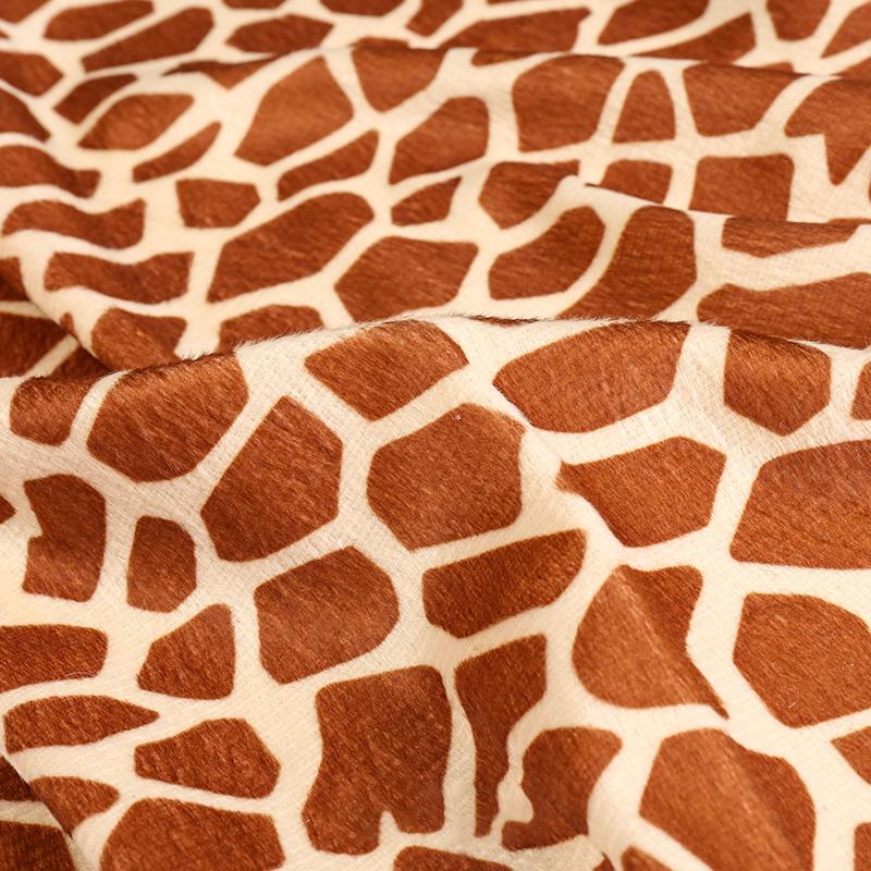 100*150cm Leopard Tiger Cow Pattern Plush Fabric For Diy Garment Sofa Cover Toy Carpet Sewing Patchwork Accessories