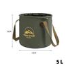 5/10/20L Outdoor Multifunctional Bucket Collapsible Portable Travel Bucket Large Capacity Carrying Bucket Camping Fishing Bucket