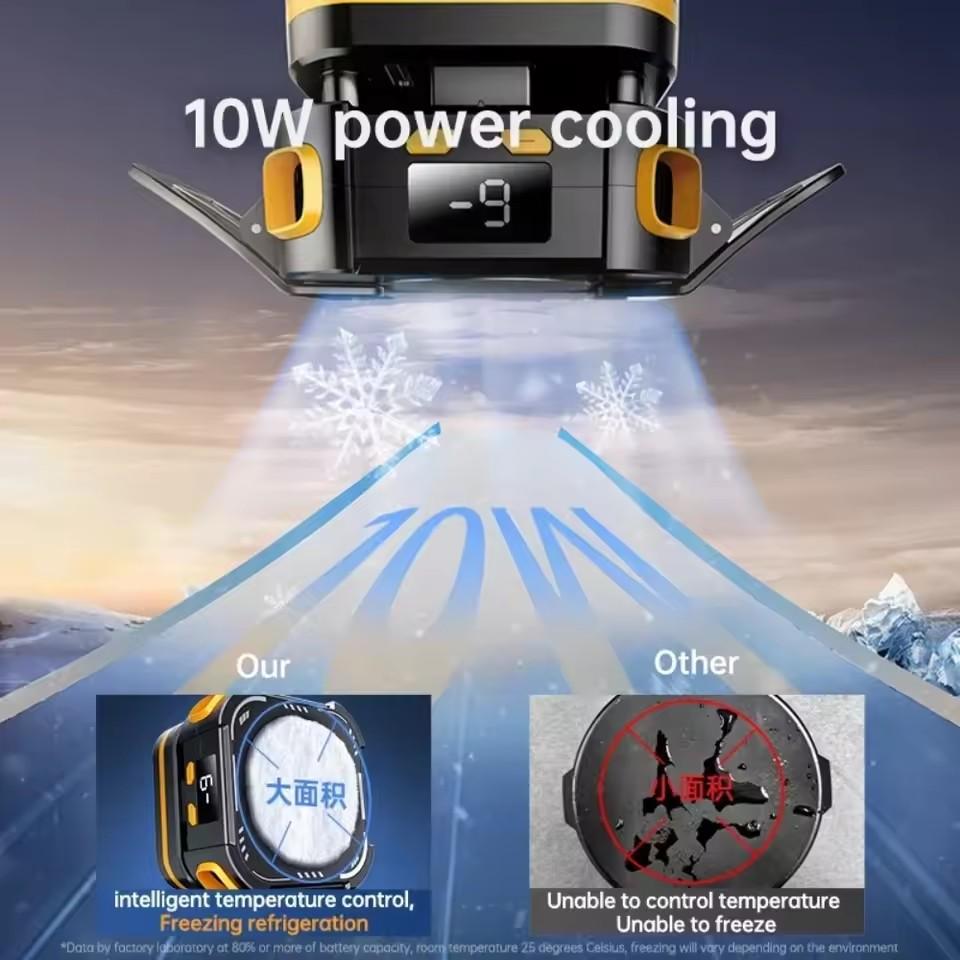 Mobile Phone Cooler with Magnetic Battery Wireless Charging Cooling Fan Frozen Coolers Radiator for IPhone Android Gaming