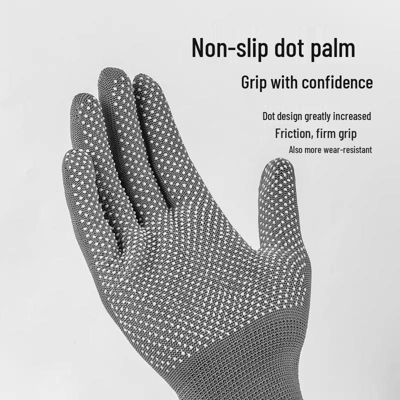 Fireproof Non-Slip BBQ & Cooking Gloves - Heat-Resistant & Anti-Scald for Grilling and Stir-Frying