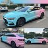 Tesla Customizable Gradient Color Car Wrap - Complete Vehicle Itasha Art Film