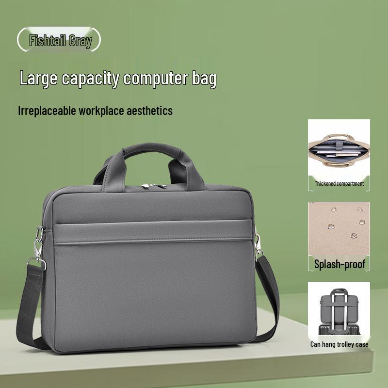 Portable 15.6-17 Inch Splash-Proof Laptop Briefcase for Men & Women