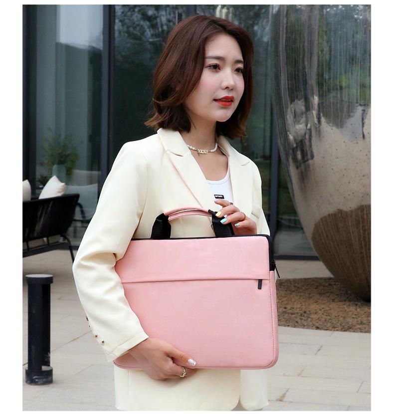 Ultra-Thin Laptop Bag for 13-15.6 Inch Notebooks & iPads with Printed Logo