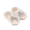 Microwave Egg Poacher Cooker Non Stick Egg Steamer Mold Fast Breakfast Making Tool For Home Kitchen Daily Cooking Use