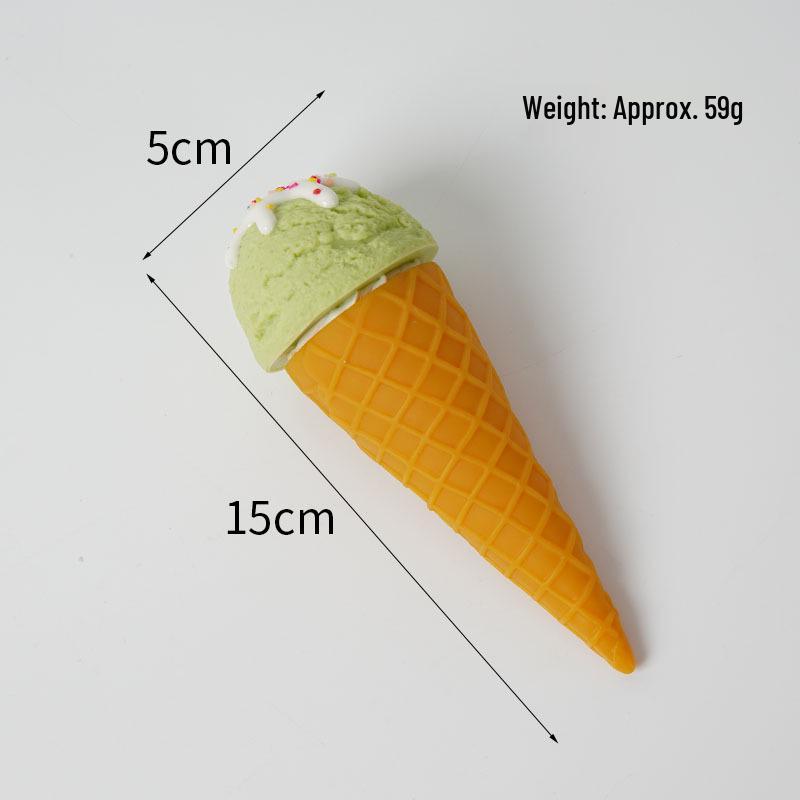 Ice Cream Toy Cone Simulation Display Props for Cold Drink Shop