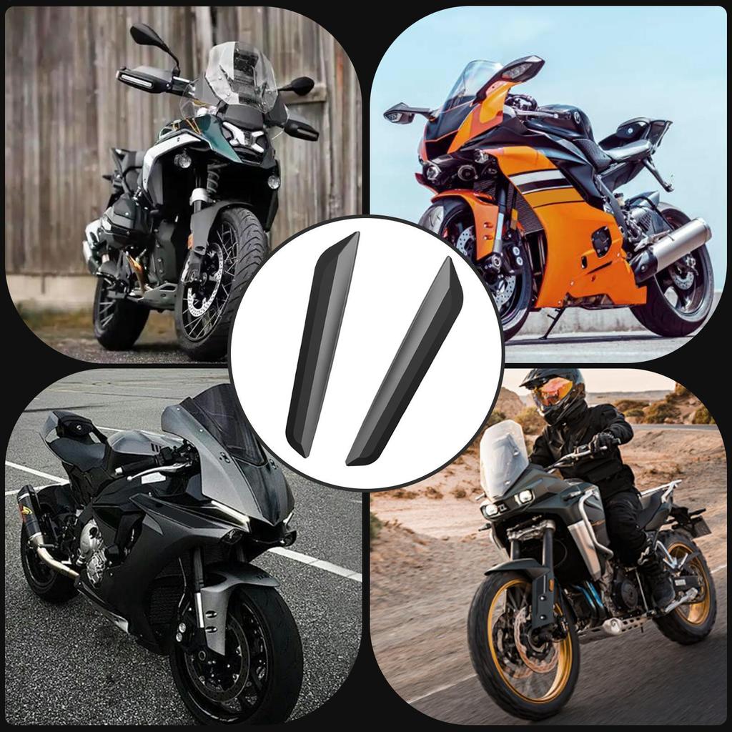 Motorcycle Deflector Motorbike Wind Screen Strip Decorative Common Fit Protector Strip For Outdoor Motobikes Trip Women Travel