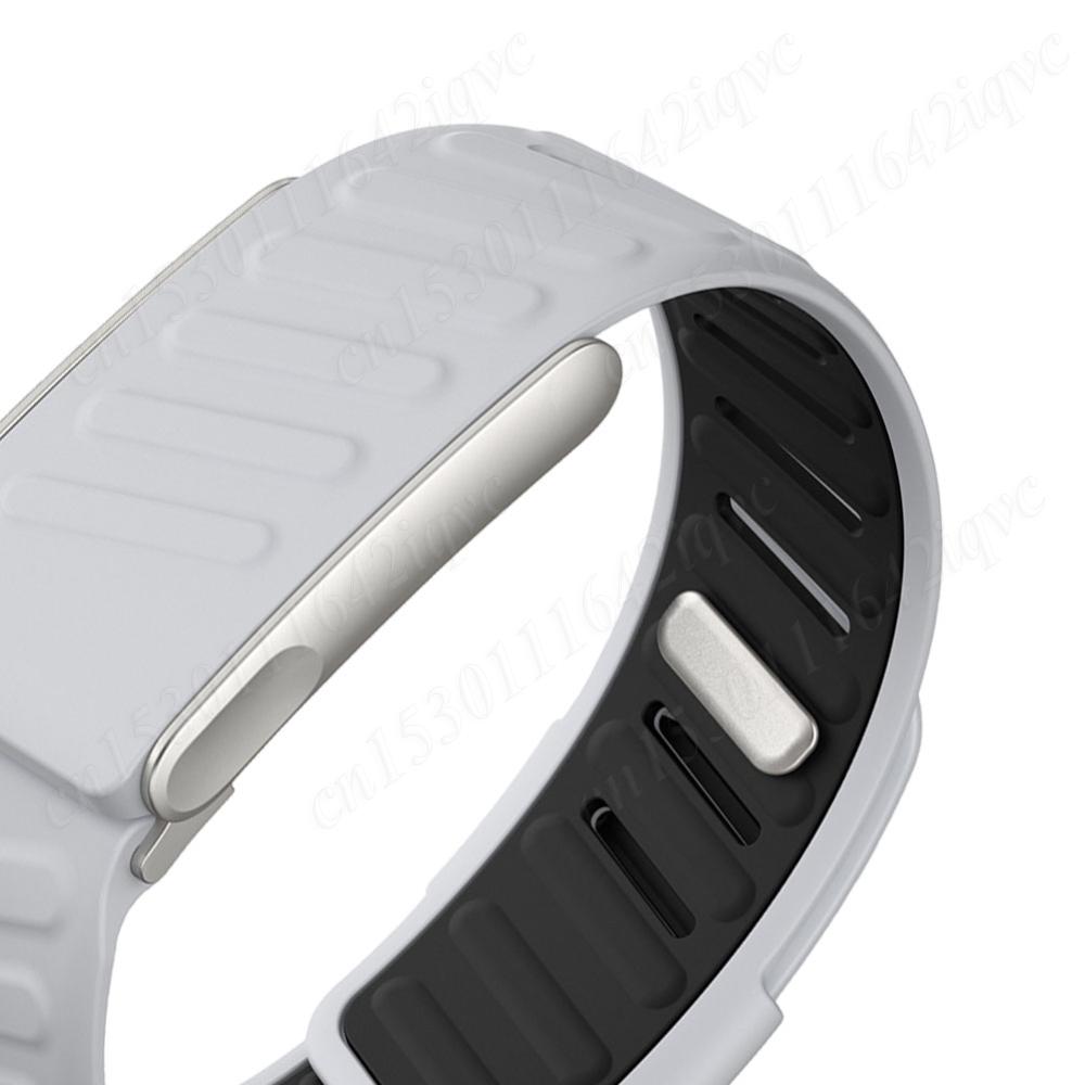 Soft Wrist Band for WHOOP 5.0/MG Waterproof Silicone Watch Strap Adjustable Wear Resist Watchbands Sport Watch Rubber Band