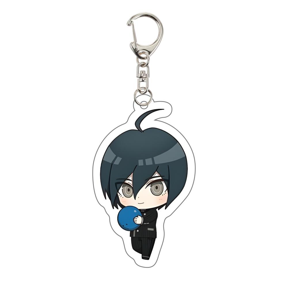 Danganronpa Keychain Trigger Happy Havoc Anime Game Acrylic Badge Pendant Cosplay Accessories Cartoon Fans Collectible Gifts