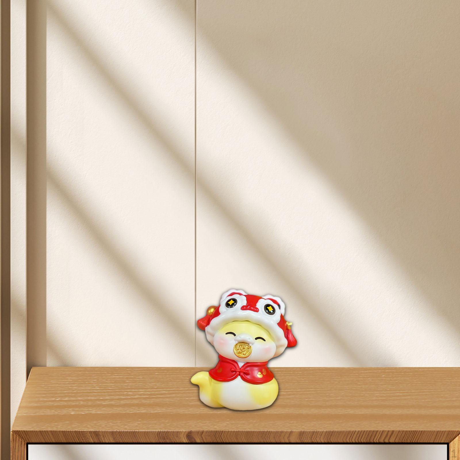 

Статуя года змеи, декоративное украшение, фигурка животного, скульптура для полки в спальне Style A