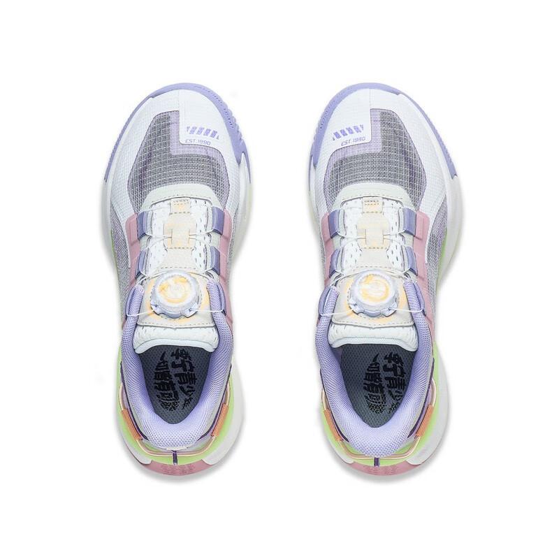 Li-Ning Rush Shadow - Extraordinary 1.5  Cloud Cushioning Rebound Wear-Resistant Lightweight Anti-Kick Casual Shoes Kids Casual Shoes YKCT052-2