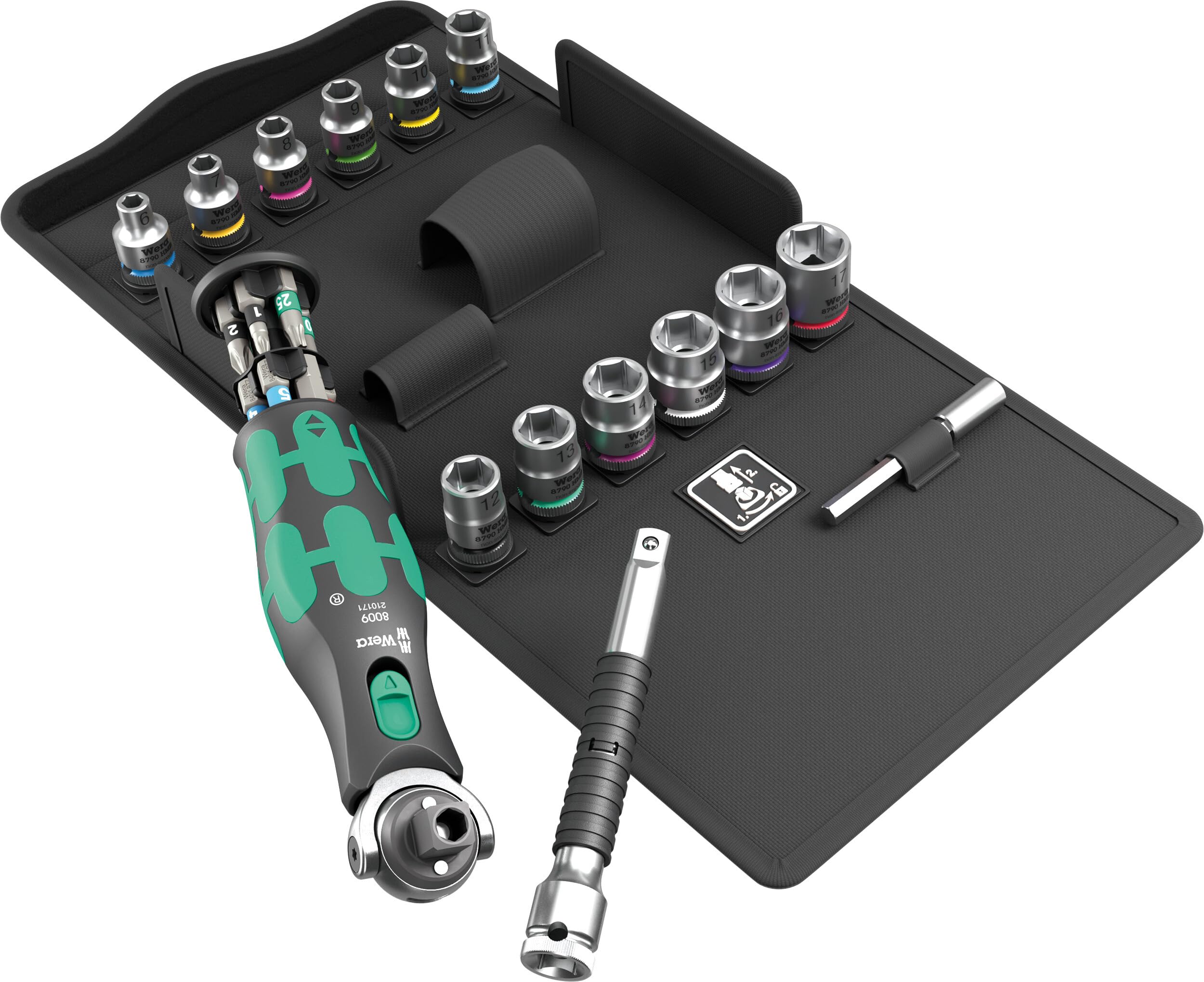 

Wera 05004284001 8009 Zyklop Pocket Set 27 pieces 3,