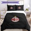 Ac Milan Bedding Set Breathable Duvet Cover With Pillowcases Home Decoration Birthday Gift