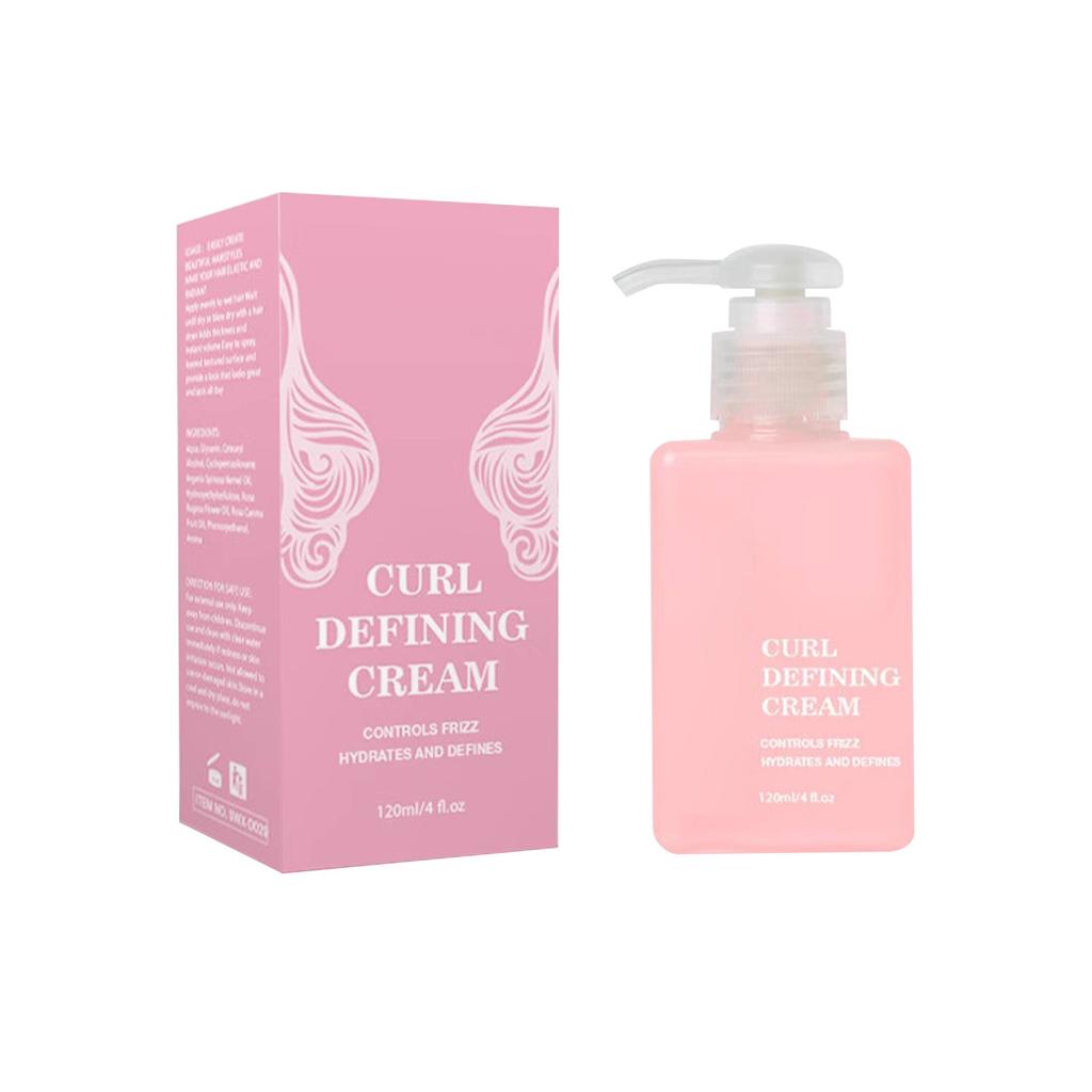 Curl Defining Cream, Curl Volumizing Cream, Curl Cream, Reduce Frizz, Moisturize, Smooth Curls And Waves