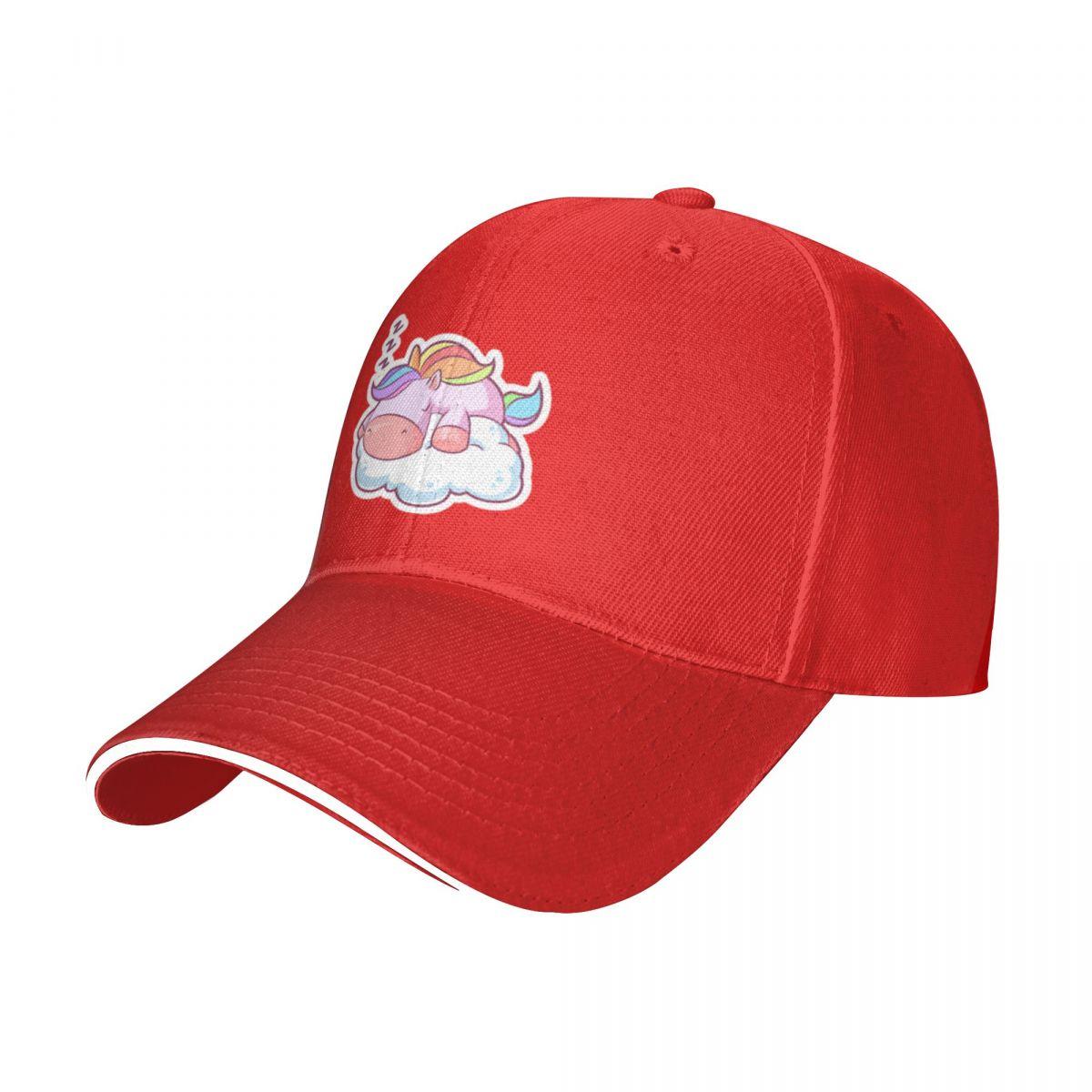 Cute Sleeping Unicorn A Baseball Caps Hat One Size