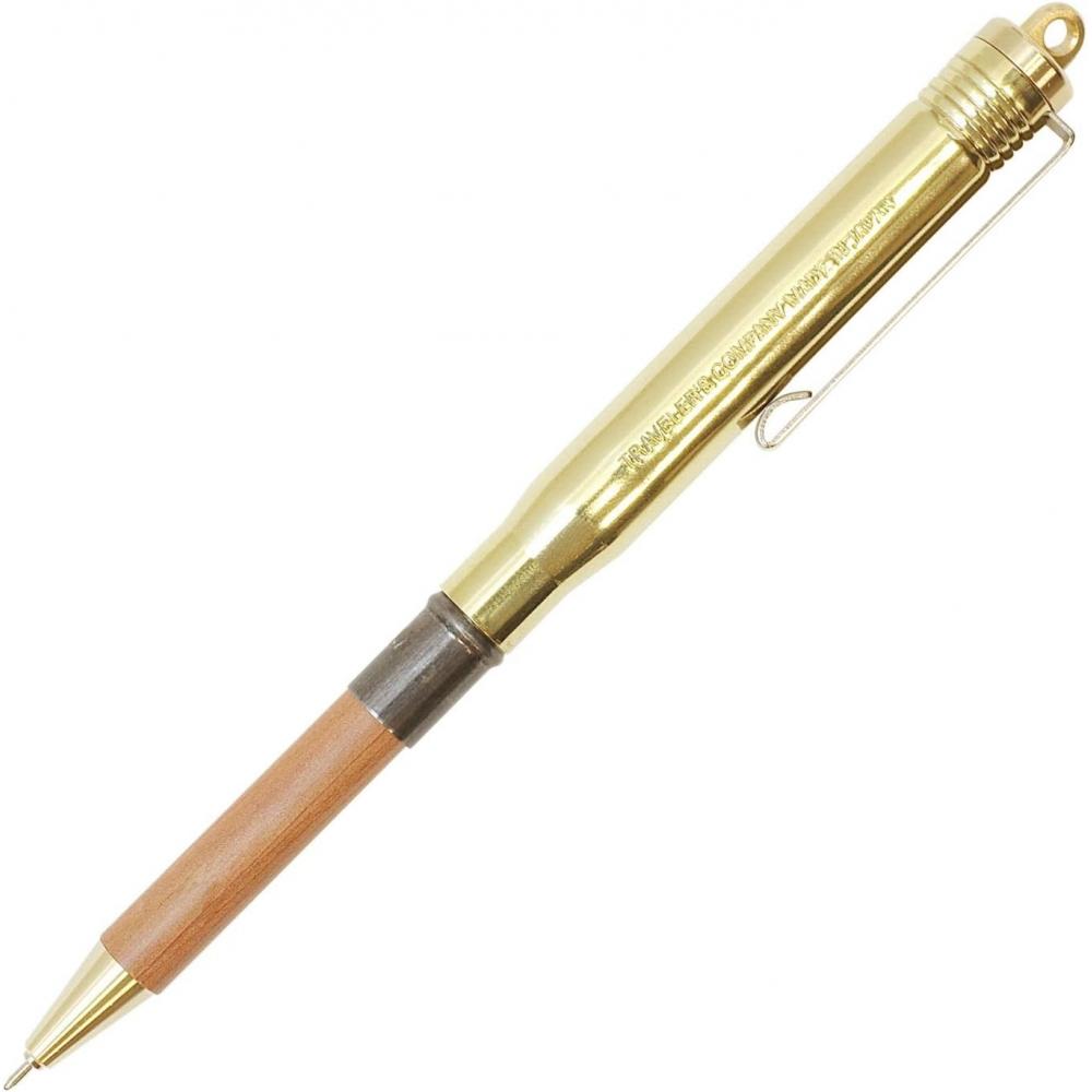 Travelers Company Brass Ballpoint Pen Solid Brass 36726006 Single Item Solid Brass Ballpoint Pen