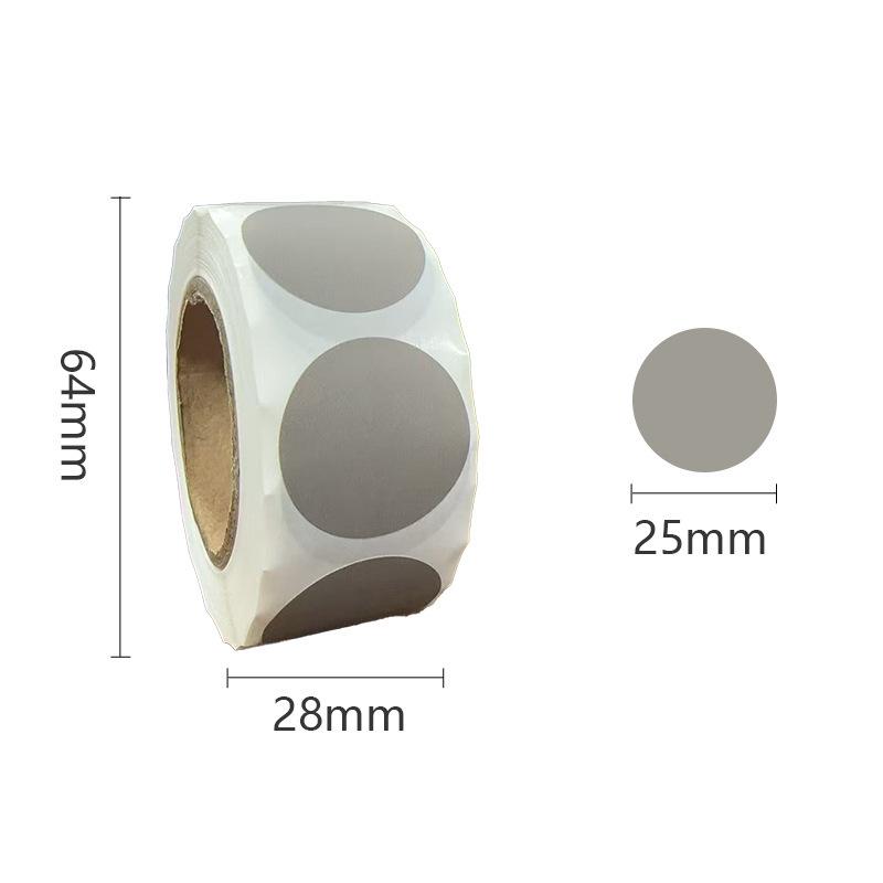 Colored Writable Round Sealing Stickers: Blank Adhesive Labels On a Roll for Color-Coded Dot Marking and Numbering.