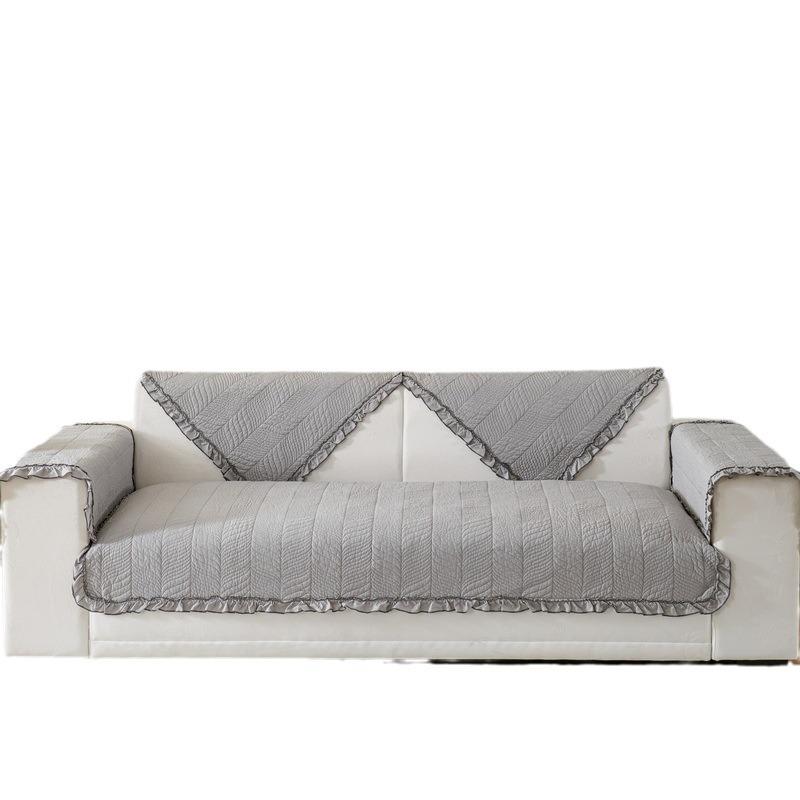 Pure Cotton Sofa Cushion, Universal for All Seasons, Non-slip, Simple New Style, Cotton Cushion, Modern Sofa Cover, Cover Cloth