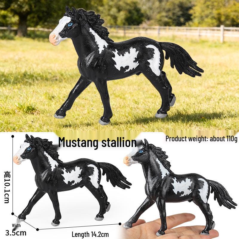 Children's Prancing Horse and Jockey Toy Set