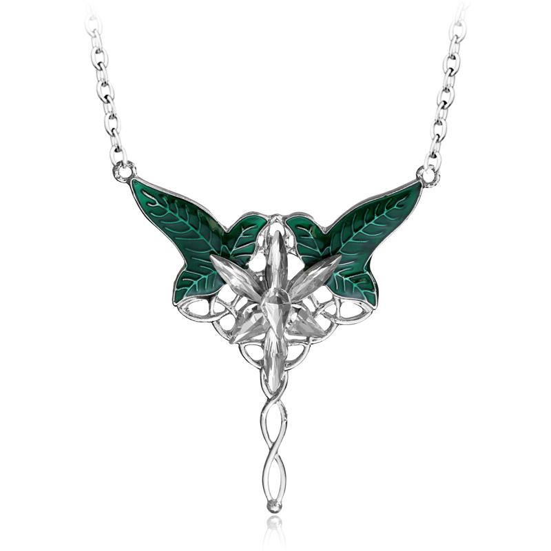 Pán prstenů Arwen Hvězda večera Náhrdelník Princezna elfů Módní Křišťál Zirkonový kámen Přívěsek Pro ženy Svatba Dárky