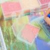 Large Capacity Beading Plates Embroidery Diamond Painting Stickers  for Nail Art