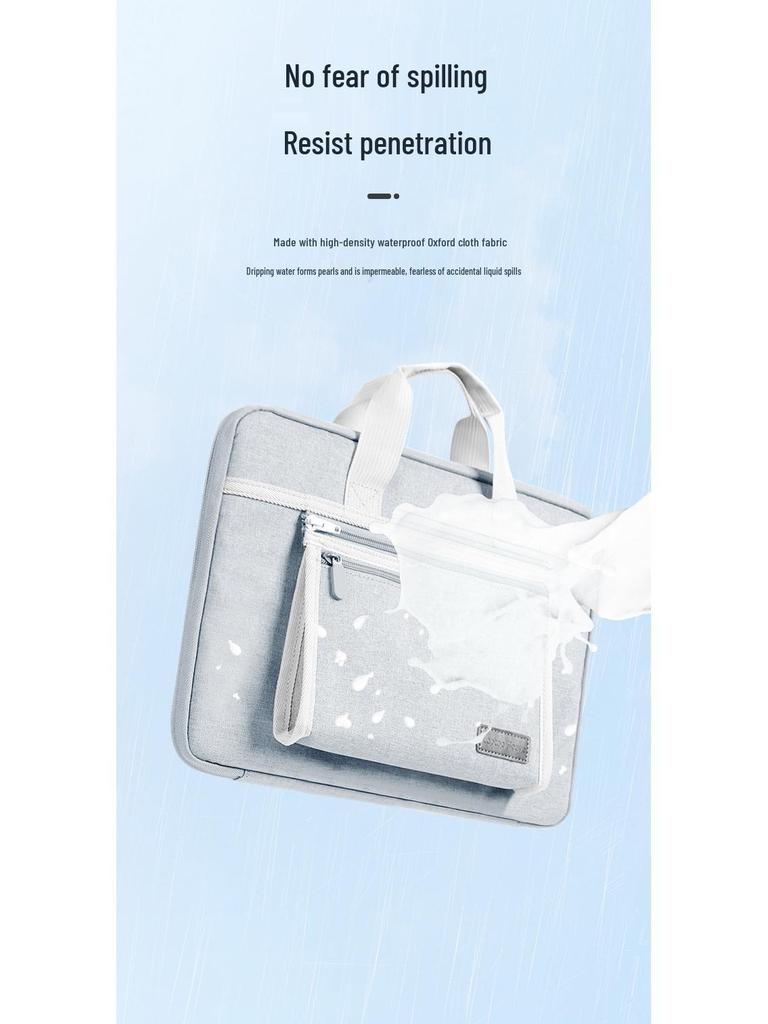 Handheld Stand Sleeve for MacBook 13.3/15 Inch - Protective Laptop Bag