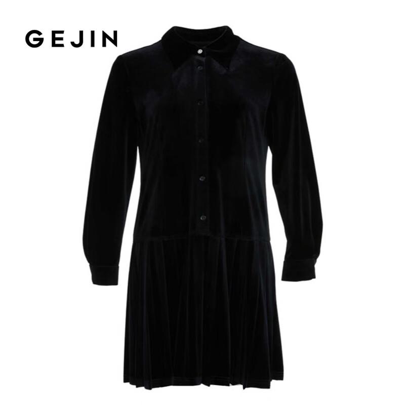 Gejin Women s Long Sleeve Mid-Length Dress XL
