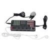 Voice Changer Live Sound Card Portable Voice Disguiser with Bluetooth DJ Controller for Live Streaming Singing Gaming
