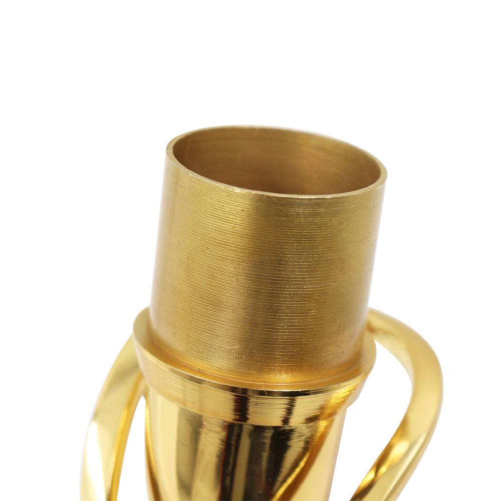 E Alt Saxofoon Messing Halsbuis, 2,5 cm Opening, Gebogen Muziekinstrument Accessoire met Saxofoon Mondstuk.