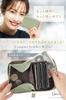 Mini Wallet Card Accordion Genuine Prevents Bill [Greacess] Case, Style, Women's, Leather, Folding, Anti-Skimming (Black)