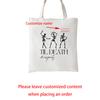 Personalized Til Death Do Us Bachelorette Tote Bag Gothic Halloween Totes Bridal Shower Gift Wedding Souvenirs Party Accessories