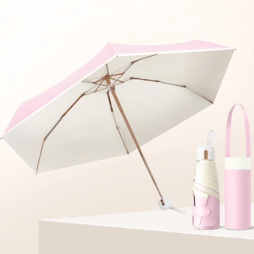 Ultraviolet Protection Pocket Parasol Folding Sun Shade Umbrella Portable Sun Umbrella  Outdoor