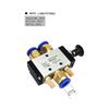 Push Pull Pneumatic Switch 4R21008 Manual Valve 2 Pos 5 Way Air Control