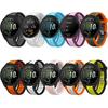 Quick Release 20mm Two-Tone Sports Silicone Strap For Garmin Forerunner 165 Music 245 55/Vivoactive 5/Venu 2 Plus Sq Watch Band