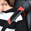 2Pcs Car Seat Belt Cover Carbon Fiber Safety Belt Shoulder Guards Breathable Safety Harness Pad for Protecting Neck Shoulder