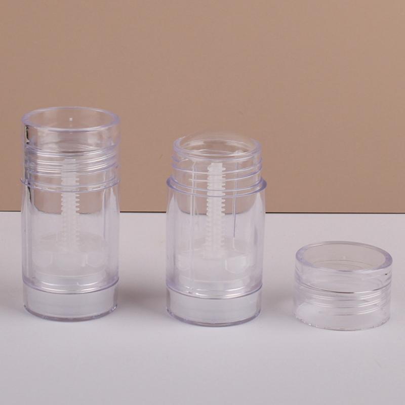 1 Pcs 40/75G Empty Balm Container Refillable Plastic Twist-Up Bottle For Diy Natural Crystal Deodorant Stick Cosmetics Tube