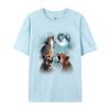 Unisex Tshirts 3 Cheetah Moon Howling Cheetah Head Funny For Fashion Leisure Tops Shirt Cotton Fabric Tshirts Design Tee Shirt