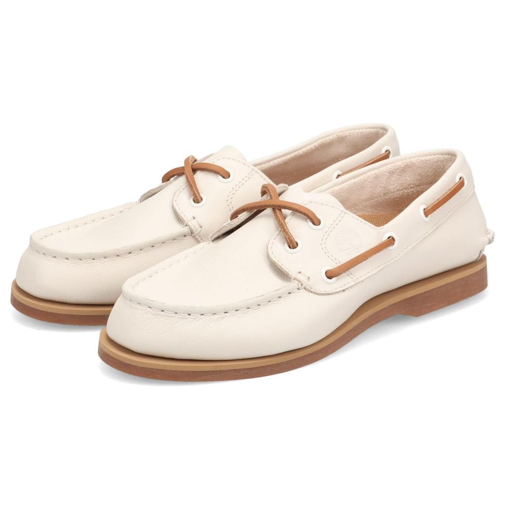 Timberland Damen 2-Eye Classic Boat Bootsschuhe, Weiß, Größe 24.5cm (A2Q9X-ETD)